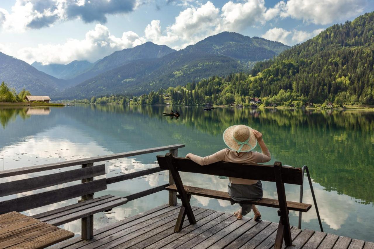 Haus Sonnbichl Apartment Weissensee Bagian luar foto